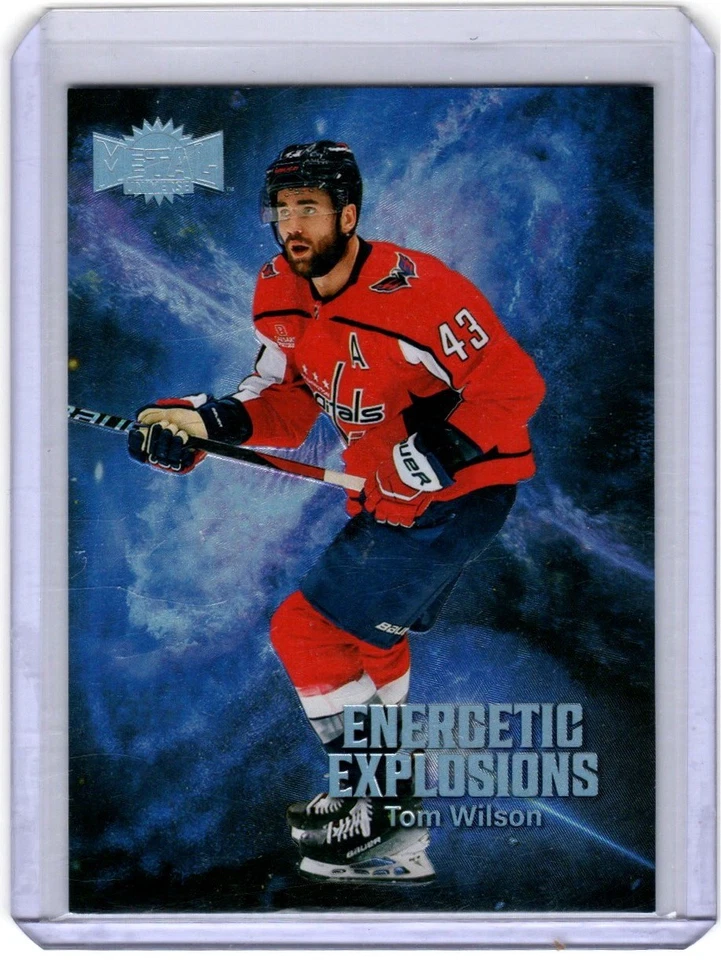 2023-24 SkyBox Metal Universe Tom Wilson Energetic Explosions Spectrum #/199 Foto 1 de 1