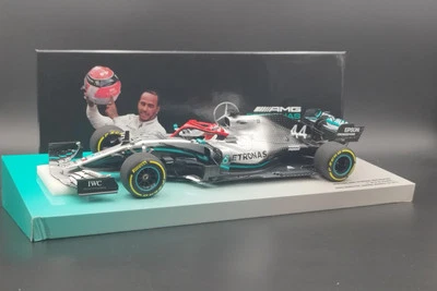 1:18 F1 Mercedes AMG Petronas W10 Lewis Hamilton Winner Monaco 2019 Minichamps - Photo 1/4