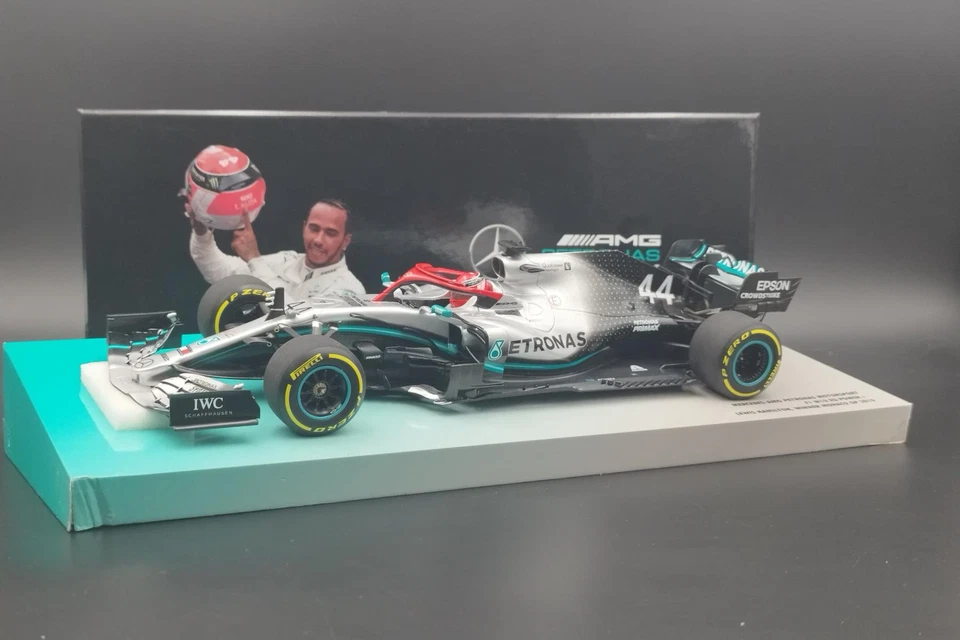 1:18 F1 Mercedes AMG Petronas W10 Lewis Hamilton Winner Monaco 2019 Minichamps - Photo 1/4