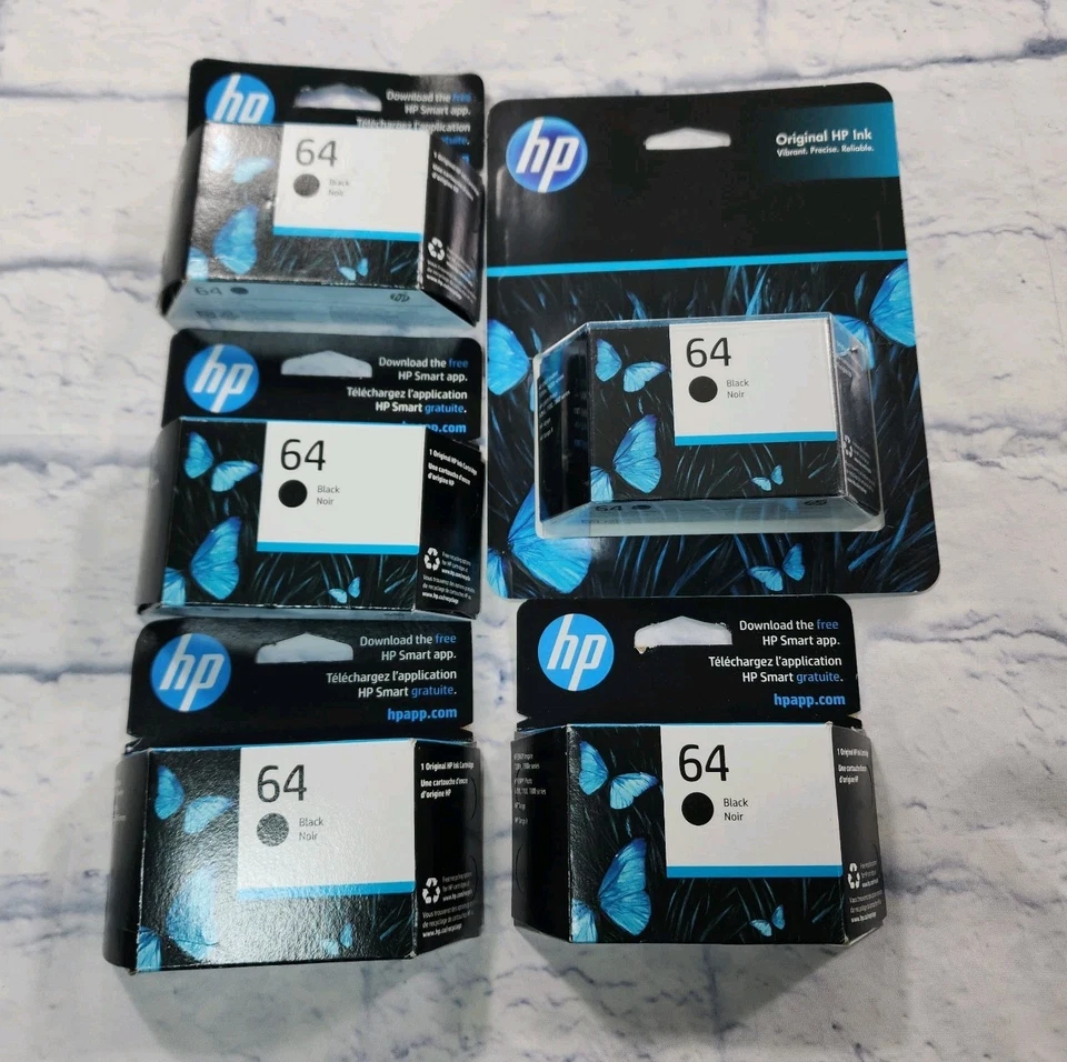 HP 64 Black Ink Cartridge - N9J90AN