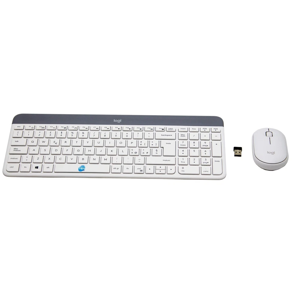 Tastiera e Mouse Logitech 920-009197 Bianco Italiano QWERTY