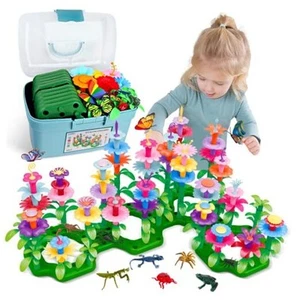 Birthday Toys Gifts for 2 3 4 5 6 Years Old Toddler Girls Insect Flower Garden - Picture 1 of 7