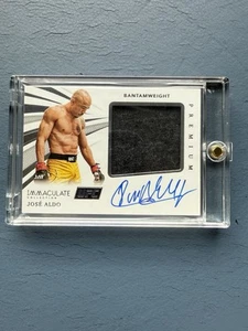 Jose Aldo 2021 UFC Panini Immaculate Collection Premium Patch Auto /99 - Bild 1 von 2