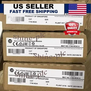 New Allen-Bradley 1746-NO4I SER A SLC 500 Analog Ouput Module AB 1746NO4I - Picture 1 of 5