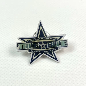 Dallas Cowboys True Blue offizieller Fan Club Star Metall Anstecknadel Sammlerstück - Bild 1 von 5