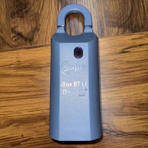 SUPRA iBox BT LE Bluetooth Smart Lock Box W/ Codes-Model 2142-Metrotex ONLY-EUC - Picture 1 of 2