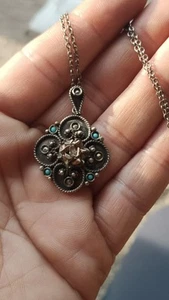 800 Silver Pretty Pendant Necklace R99 - Picture 1 of 5