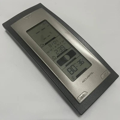 AcuRite Wireless Thermometer Indoor Outdoor Display 00592W2 Gray No Base Unit - Image 1 of 4
