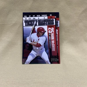 1998 Leaf Rookies & Stars #15 McGwire / Jordan Ticket Masters Die Cuts /2500🔥 - Picture 1 of 2