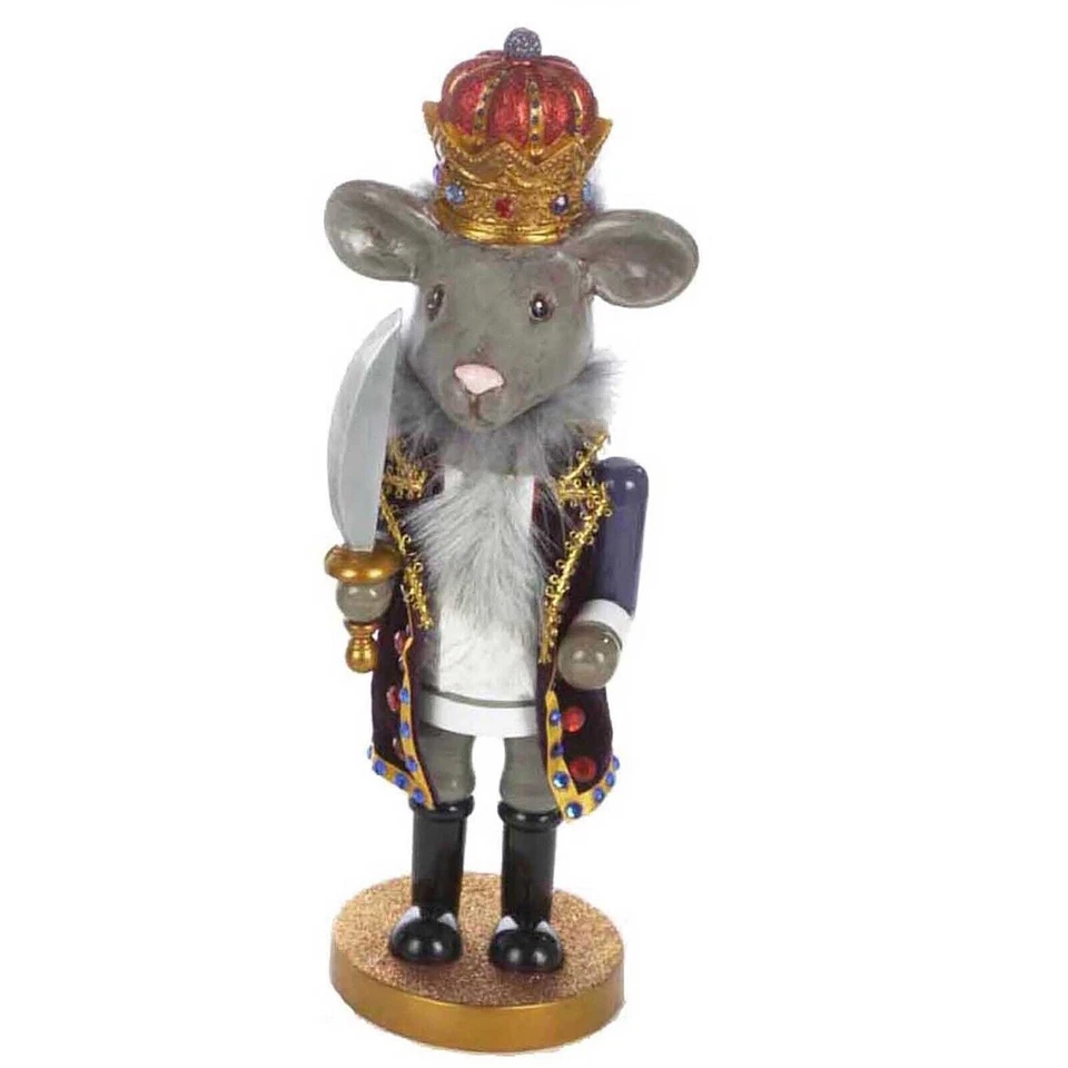 Hollywood Nutcrackers Kurt Adler Mouse King Nutcracker 12-inch