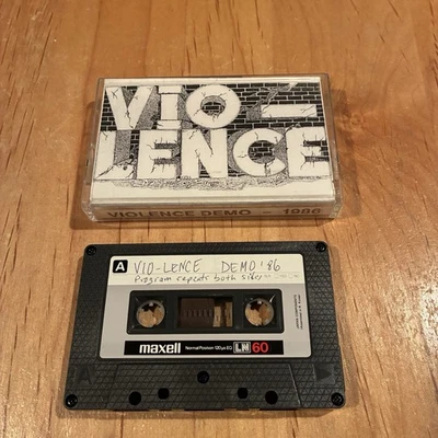 Vio-Lence - Demo 1986 CASSETTE TAPE Early Gen exodus forbidden testament slayer - Image 1 of 4