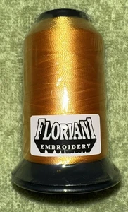 Floriani Embroidery Thread PF523 Yellow Polyester 1,100 Yards NOS - Picture 1 of 4