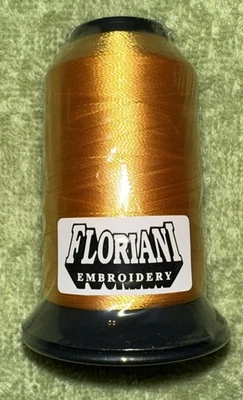 Floriani Embroidery Thread PF523 Yellow Polyester 1,100 Yards NOS - Image 1 of 4