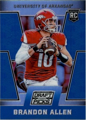 2016 Panini Prizm Draft Picks Prizms Blue #164 Brandon Allen - FB - Image 1 of 2