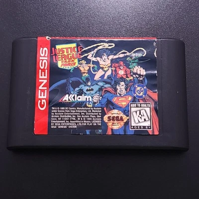 Justice League Task Force (Sega Genesis, 1995) - Cartridge Only! - Image 1 of 4
