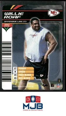 2002 NFL Showdown 1st & Goal Willie Roaf #057 - Image 1 of 2