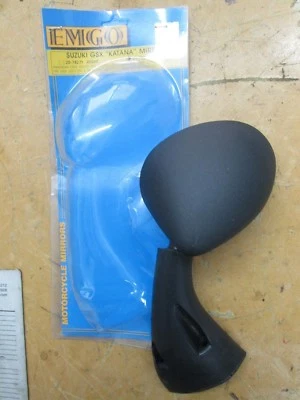 Espejo retrovisor izquierdo NOS Emgo Suzuki 1988-1996 GSX600 GSX750 Katana 20-78272 56600-20C40 Foto 1 de 4