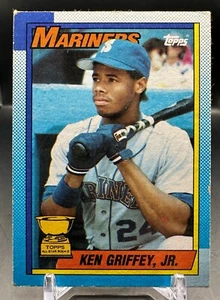 Ken Griffey Jr 1990 Topps Rookie Gold Cup Outfield Seattle Mariners - Bild 1 von 2