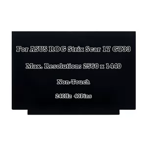 17.3" 240Hz QHD LCD Screen IPS Display Replacement for MSI Stealth GS7 2560x1440 - Picture 1 of 4