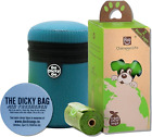 Reusable Dog Poop Holder W/Waste Bag Dispenser - Odor Seal Poo Carrier for Doggi