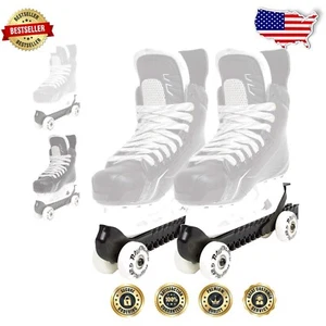 Lace-Up Ice Skate Guards for All Sizes - Protect Blades and Enhance Training - Picture 1 of 4