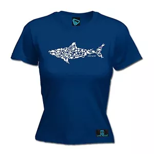 CAMISETA DE MUJER Shark Excelente Blanca Buceo Buceador Divertido Regalo de Cumpleaños - Imagen 1 de 10