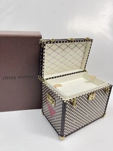 LOUIS VUITTON VIP Novelty gift Hats Trunk Jewelry box MINI MALLE CHAPEAUX Damier - Picture 1 of 19
