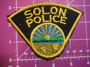 SOLON Ohio Police Patch - Vintage - Foto 1 di 2