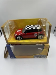 Jada DUB CITY Track Series 1:24 Scale 2007 Mini Cooper S Diecast Car Model | Red - Picture 1 of 12