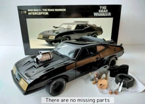 Mad Max 2 Diecast Car 1/18 The Road Warrior Interceptor AUTOart Millennium USED - Picture 1 of 24