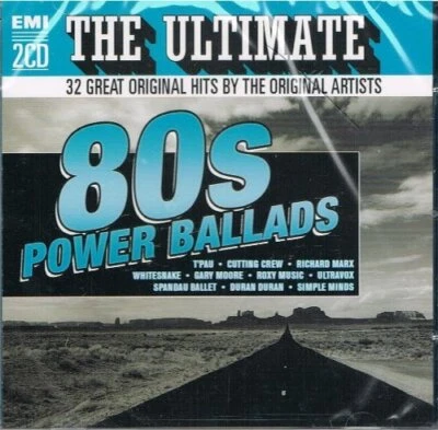 Various Artists : The Ultimate 80's Power Ballads: 32 Great Original Hits By Foto 1 de 2