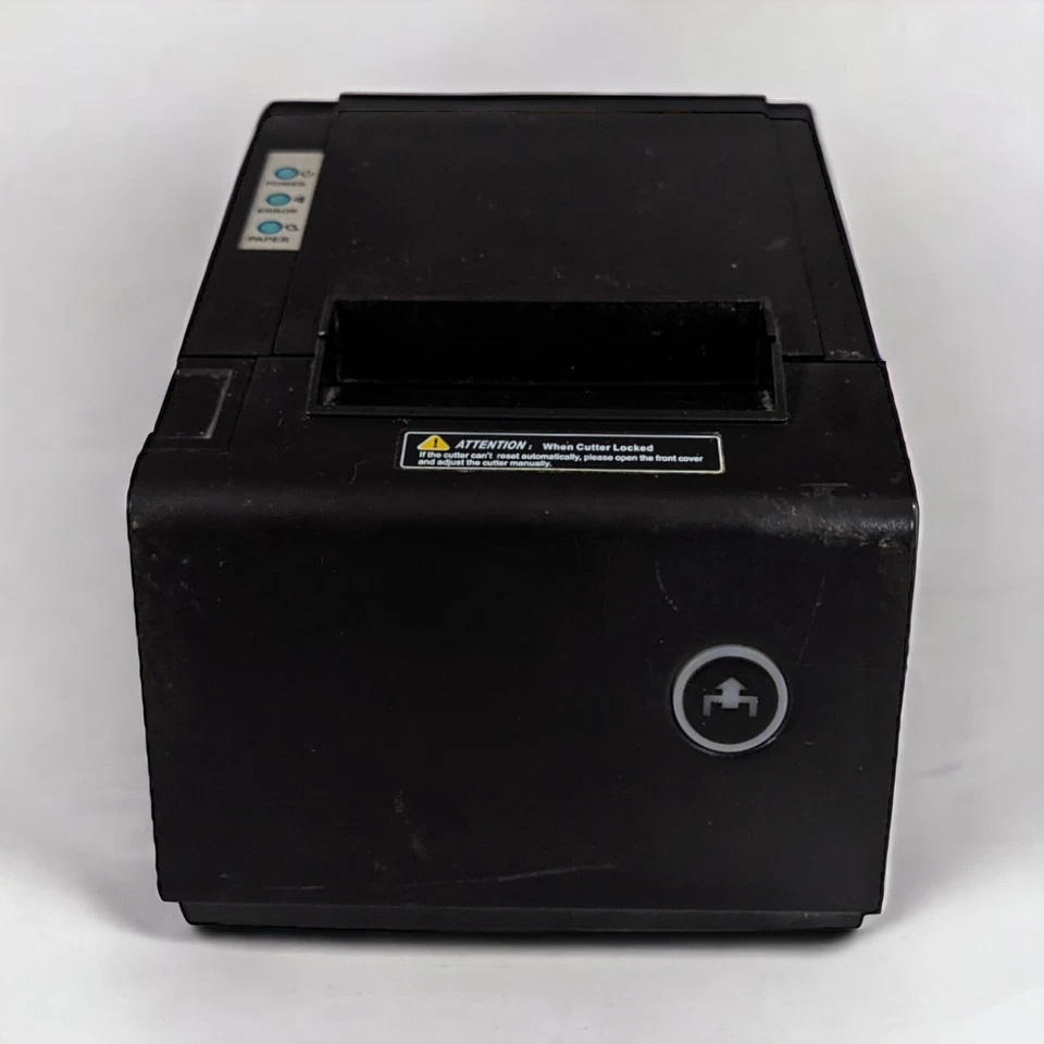 PBM P-822D Thermal POS Ethernet Receipt Printer For Parts AS IS Not Working - Image 1 of 4