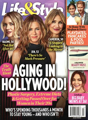 LIFE & STYLE Magazine Nov. 21 2022 Naomi Watts Jennifer Aniston Cameron Diaz - Image 1 of 2