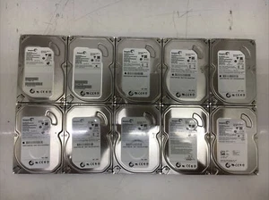 LOT OF 10 Seagate Barracuda 500GB HDD 3.5" ST3500418AS - Picture 1 of 3