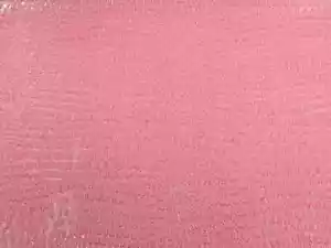 Alligator Print Vinyl Fabric - Pink 54" Width Realistic Faux Leather By Yard - Picture 1 of 3