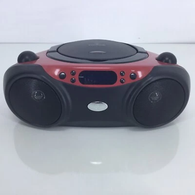 Blackweb Model BWA17AA003 Bluetooth CD Player FM Radio Blackband Red - Image 1 of 4