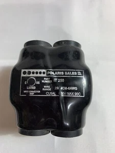 Polaris IT 250 Rubber Insulated 6AWG 600 Volt Wire Connector - Picture 1 of 6