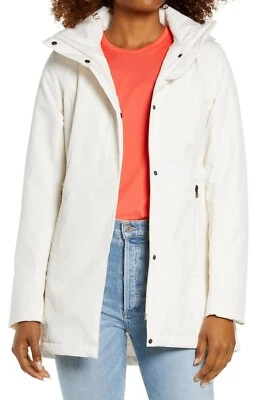 Chaqueta impermeable para mujer The North Face aislante Ancha Parka II blanca talla S Foto 1 de 4