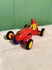 Nosco DOODLE BUG #6 Sprint Midget Racer Key WIND UP PLASTIC TOY 1950s Vintage - Picture 1 of 6
