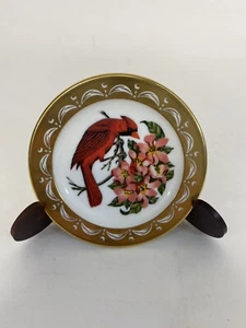 Pájaros y flores del estado de porcelana Franklin del cardenal rododendro de Virginia Occidental - Imagen 1 de 2