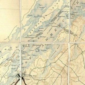 Vintage Official NY State Topographic Map Chippewa Bay Alexandria Redwood Omar - Picture 1 of 5