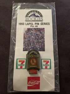 1993 Colorado Rockies Inaugural Season Lapel Pin #8, St Louis Cardinals - Picture 1 of 1