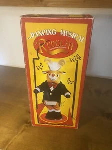 Vtg Rudolph The Red Nosed Reindeer Dancing Musical Animated Singing Prop w/Box - Picture 1 of 9