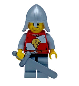 LEGO Castle Lion Knight Kingdoms figurine vintage épée et casque - A66