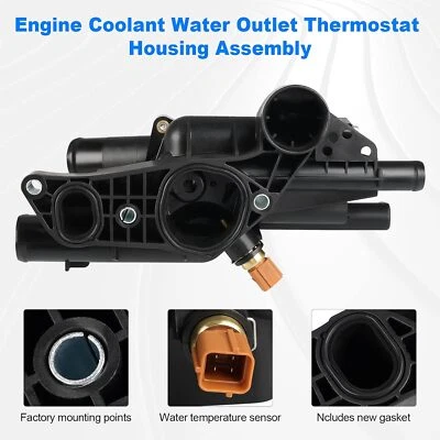 Carcasa Termostato Para HYUNDAI SONATA KIA OPTIMA 2.4L 2008-2010 256002G600 Foto 1 de 4