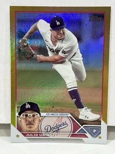 2023 Topps Series 1 Julio Urias #280 Gold Foil - L.A. Dodgers Baseball Card - Bild 1 von 2