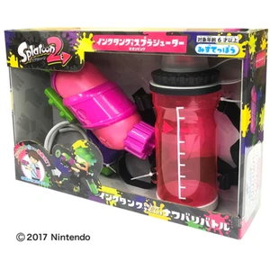 Water Gun Water Play Splatoon 2 Splashooter with ink tank Neon Pink NEW JAPAN - Picture 1 of 4