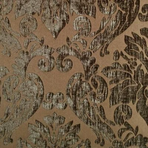 7 COLORS / Velvet Damask Tone on Tone Fabric - Picture 1 of 26