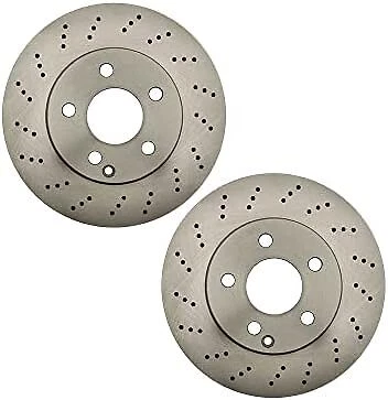 Rotor de freio a disco dianteiro para Mercedes C250 C300 C230 - Imagem 1 de 3