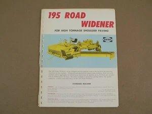 Manual de entrenamiento de servicio técnico Blaw Knox reparación de taller 195 pavimentadora ensanchadora de carretera - Imagen 1 de 2